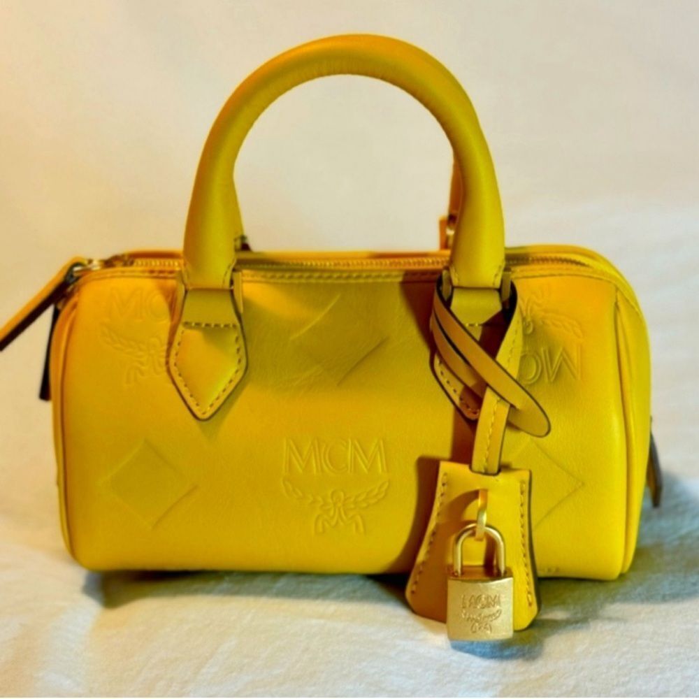 MCM Ella Mini Boston Bag NWT
